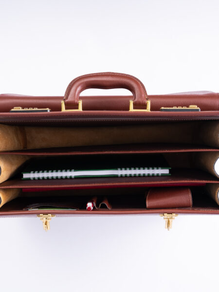 Cartable Attaché Case Marron