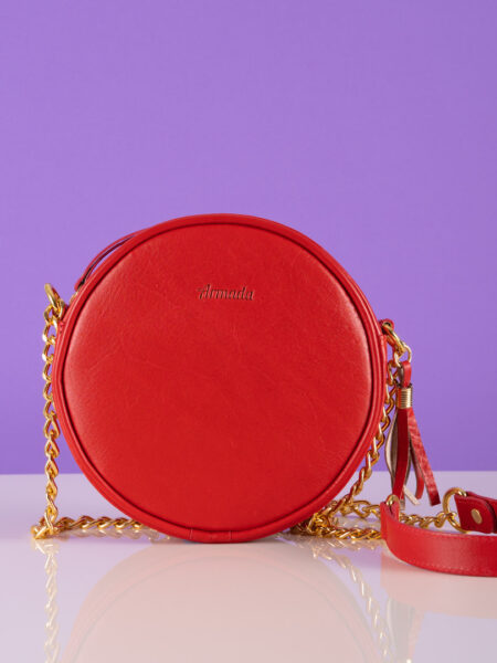 Sac rond rouge