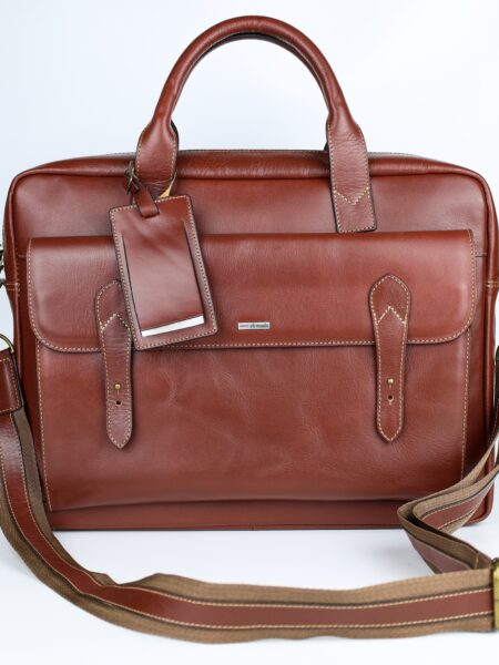 Cartable Saphir Marron